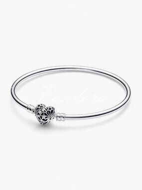 Celestial Heart Clasp Bangle